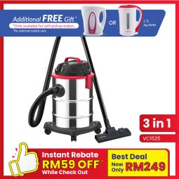 25L 3 in 1 Vacuum Cleaner (VC1525)