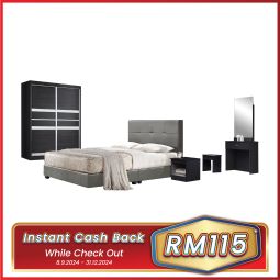 Bedroom Set with Mattress (BRDF1M)