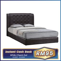 Queen Size Bed with Mattress (QBD02M)