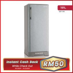 194L SINGLE DOOR DIRECT COOL REFRIGERATOR (SDF1190)