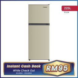 225L 2 DOORS FROST FREE REFRIGERATOR (TF2239)