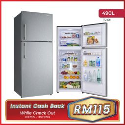 490L 2 DOORS FROST FREE REFRIGERATOR (TF2490)