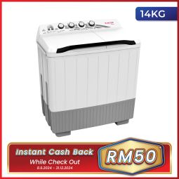 14.0Kg SEMI AUTOMATIC WASHING MACHINE (WT5214)