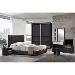 King Size Bedroom Set + Mattress (BRDF6M)