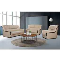 Casa Leather Sofa Set - MUNICH