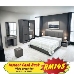 Bedroom Set with Mattress (BRN18A)