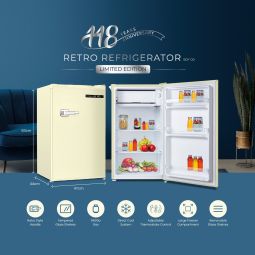 100L SINGLE Retro Refrigerator Limited Edition (SDF100)